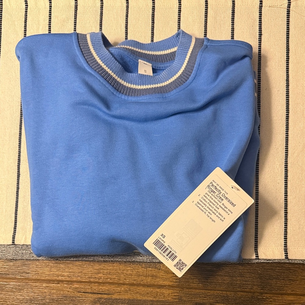 Lululemon NWT perfectly oversized Ringer Crew